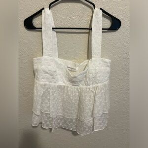 Amanda Uprichard. Size L. Color White. Brand new never worn.